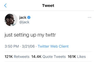 jack first tweet